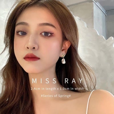 新款巴洛克珍珠奢華感耳環組合4