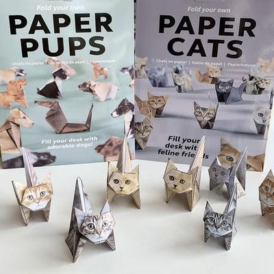 折給大人玩的小動物 3D立體幾何折紙4