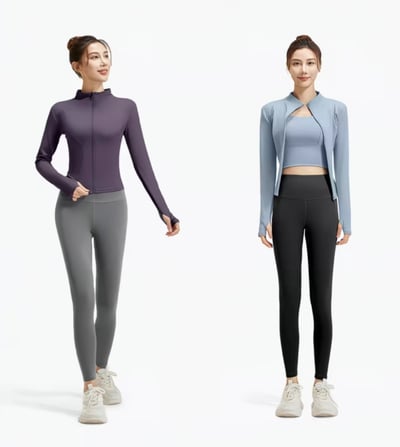 春季運動穿搭不費力 一套搞定顯瘦高腰運動三件套2