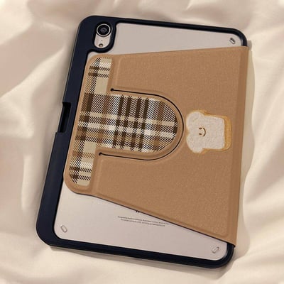 日系笑臉吐司360°旋轉 iPad 保護套3