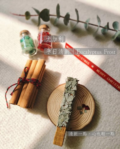 植物系手作聖木棒3支組 聖誕限定系列2