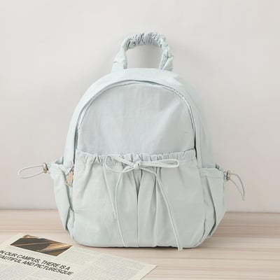 韓國小眾設計尼龍雙肩包10