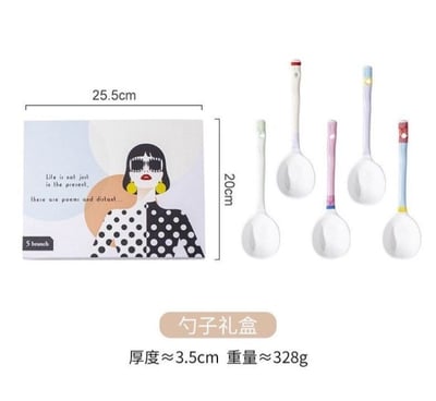 新款高顏值陶瓷碗｜家用易清洗・耐高溫飯碗／湯碗／麵碗・食品級高質感禮盒裝加贈湯匙組4