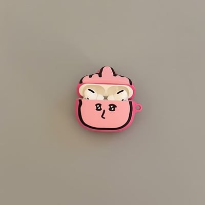 粉紅中指人 搞怪可愛AirPods耳機保護套6