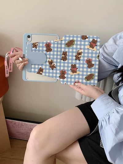 柿子椒熊 藍白格紋柿子椒熊5