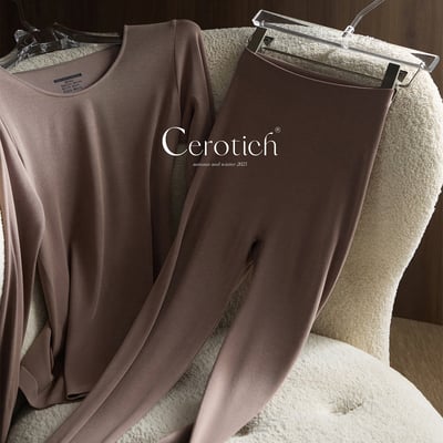 輕盈保暖羊毛混紡保暖內衣套裝2