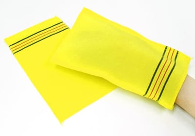 松月 汗蒸幕搓澡巾強度40/50 5條入組4