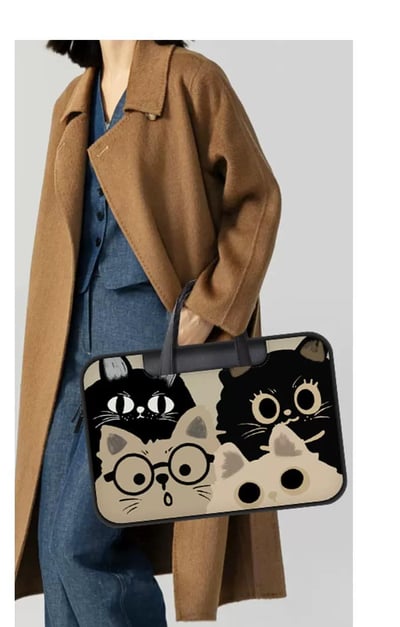 朋友四個半 貓咪夥伴大集合多功能旅行電腦包4