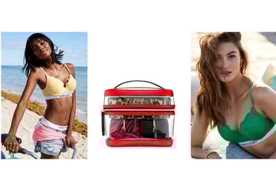 全新正品維密全新豹紋四組合化妝包  現貨5