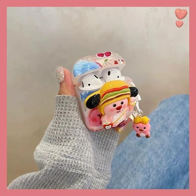 漢堡包Loopy 萌萌小露比AirPods保護殼3