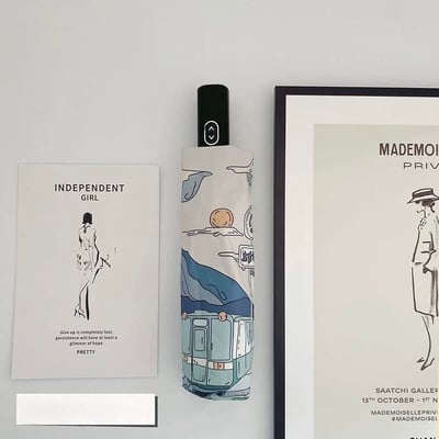 我的富士之旅折疊晴雨兩用自動傘2