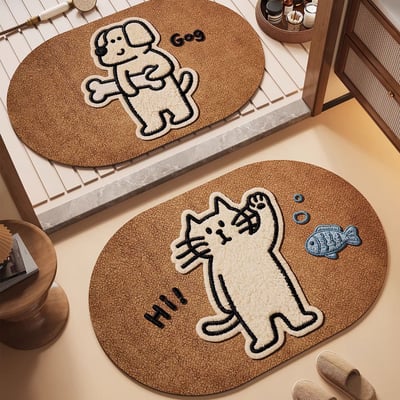 狗狗與貓貓吸水地墊組1