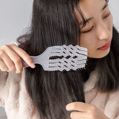 優質六爪鏤空豬鬃毛排骨按摩梳4