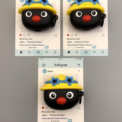 好像有點太可愛 渡假企鵝 air pods耳機套4