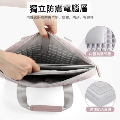 全尺寸斜背手提好看的 防震筆記本電腦包4