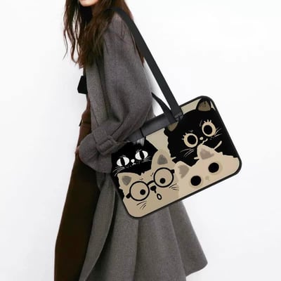 朋友四個半 貓咪夥伴大集合多功能旅行電腦包3