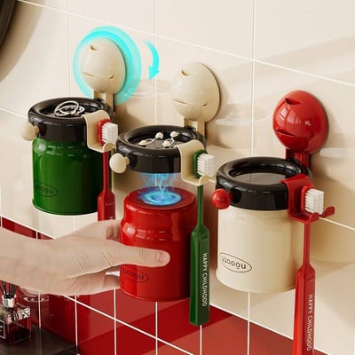 摩登球球磁吸杯 懸掛式多功能漱口杯2