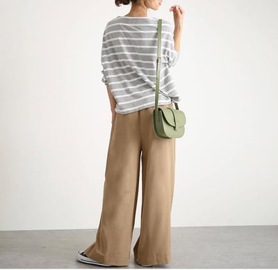 日單垂感溫柔風直筒鬆緊長褲   現貨免運4