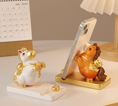 2026 馬年吉祥物 「馬上來財」手機支架擺件3