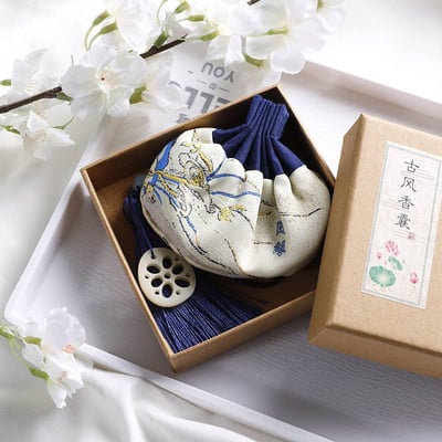 中式端午古風刺繡香囊   隨身漢服荷包空袋祈福香包禮盒6