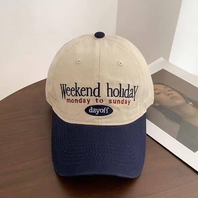 韓版顯臉小百搭復古拼色棒球帽  現貨咖啡7