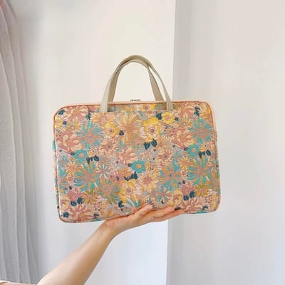 神秘花園 提花刺繡多功能旅行電腦包3