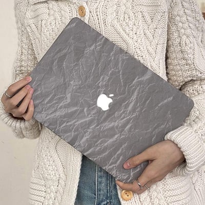 細絨銀灰色系MacBook 專用保護殼4