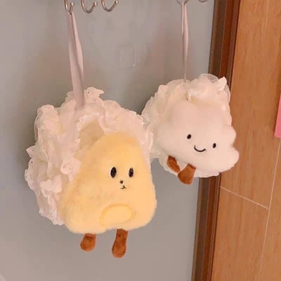 可愛蕾絲奶酪沐浴球2