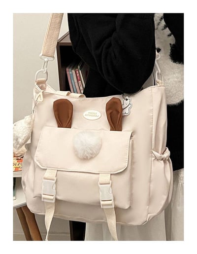 我的補習好夥伴 立體兔子顏值爆表大容量補習包14