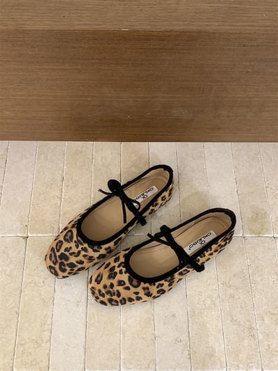 秋冬法式瑪麗珍   美拉德氣質平底鞋復古方圓頭3