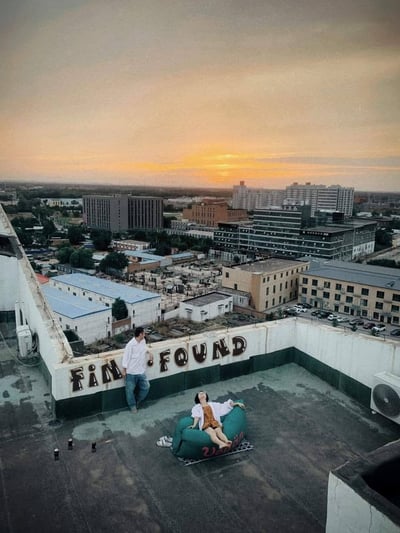 時尚野餐露營快速充氣沙發11