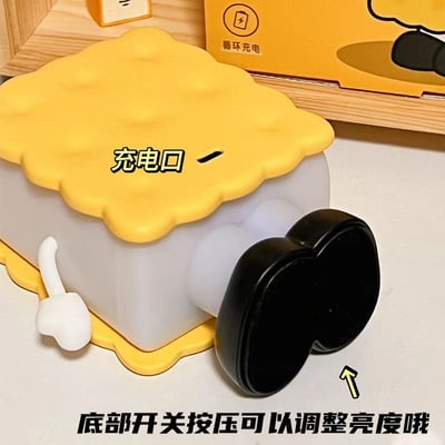 INS風餅乾麵包小夜燈｜高級感床頭氛圍燈・生日閨蜜女友禮物4