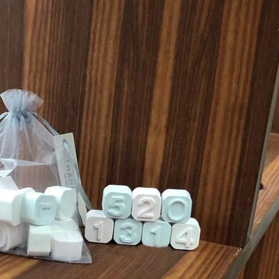 衣櫃擴香英文字母香薰石2