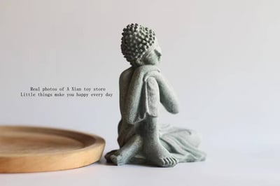 無聊就靜一靜沉思佛擺件3
