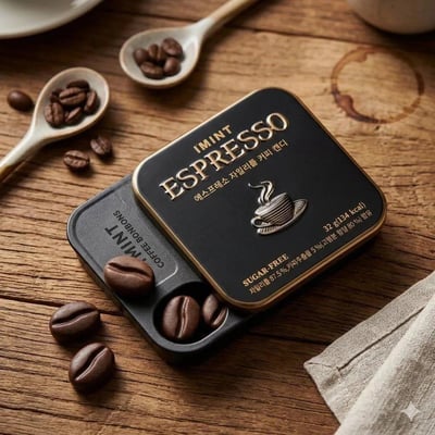 韓國 I'MINT 濃縮義式咖啡木糖醇咖啡糖 32g1