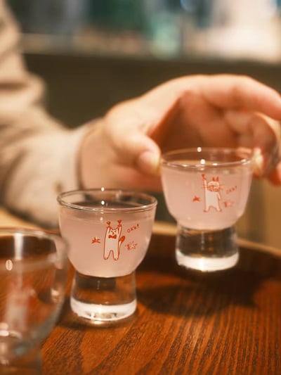 可愛療癒感 貓狗清酒杯 小酌禮物首選1