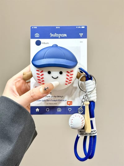 棒球小子 可愛棒球網球AirPods保護殼4