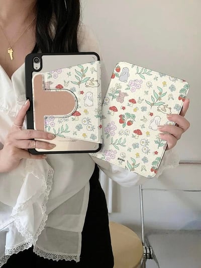 秘密花園 春季小兔子花園IPad平板保護套2