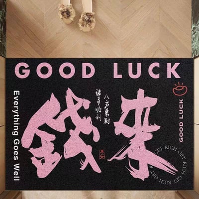 一墊踏進來全家都發財 財迷系列圈絲入戶地墊3