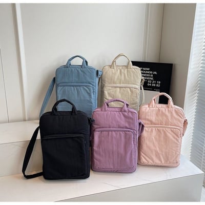 手提單肩斜挎 三用設計輕便多功能尼龍電腦包1