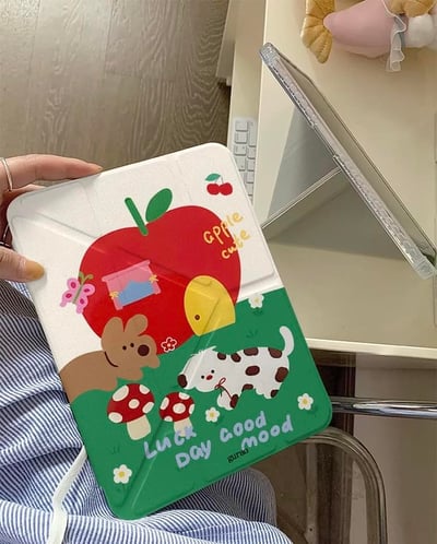 蘋果屋 可愛動物IPad平板保護套1
