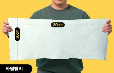 Towelbilly 便攜式壓縮毛巾25入 30*80cm2