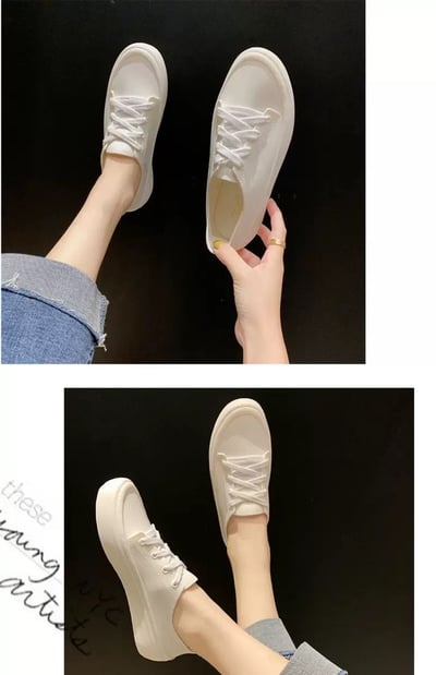 日本狂賣  下雨天也能穿  不怕下雨天的小白鞋雨鞋  現貨粉色2