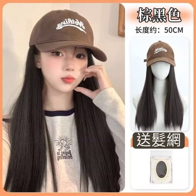 一秒換髮型 仿真長髮帽一戴立刻換風格4