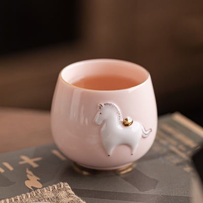 《馬上有財》小馬立體陶瓷主人杯4