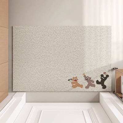 動物極簡風圈絲材質地墊4