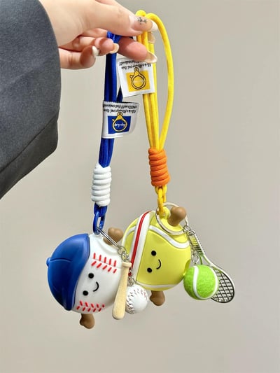 棒球小子 可愛棒球網球AirPods保護殼1