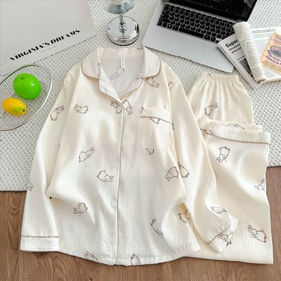 多款系列 優質雲朵綿料舒適長袖睡衣套裝10