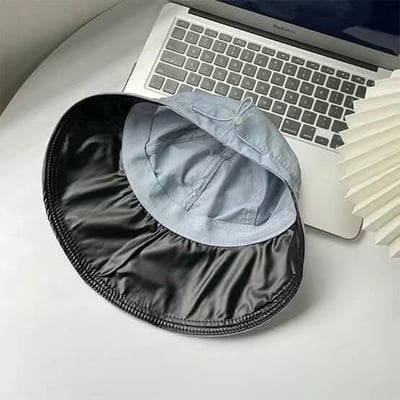 夏季防曬黑膠防紫外線薄款遮陽帽漁夫帽   現貨5