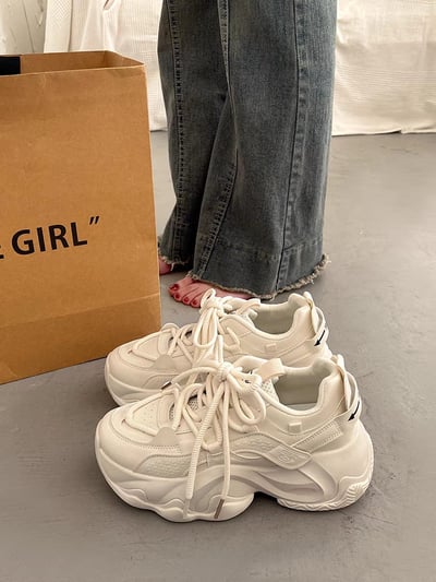 7.5cm直接給你拉長腿 厚底老爹鞋3